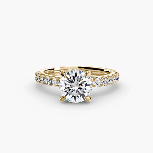 Solitaire with Pavé 6 The Perfect Carat
