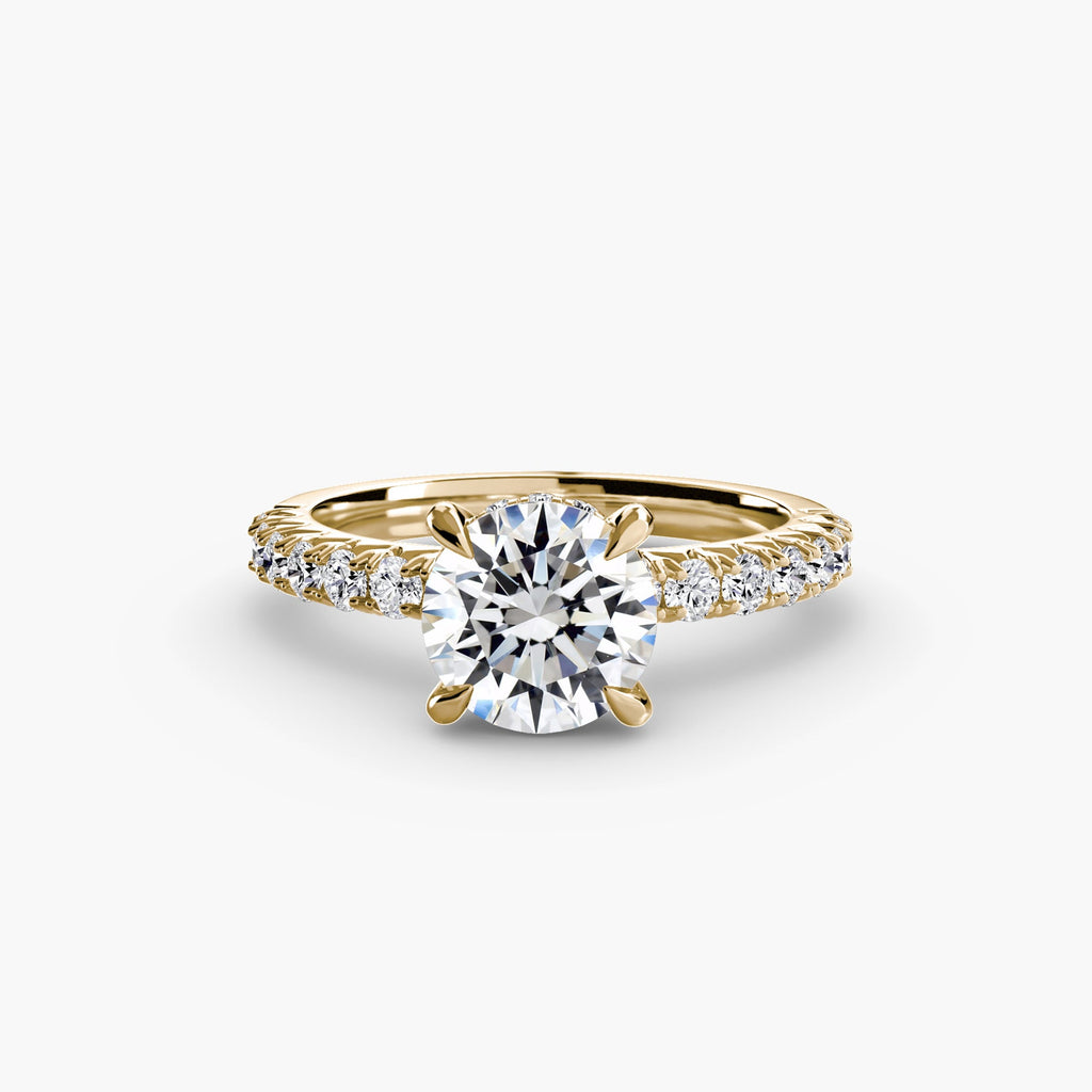 Solitaire with Pavé 6 The Perfect Carat