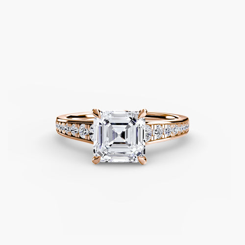 Solitaire with Pavé 7 The Perfect Carat