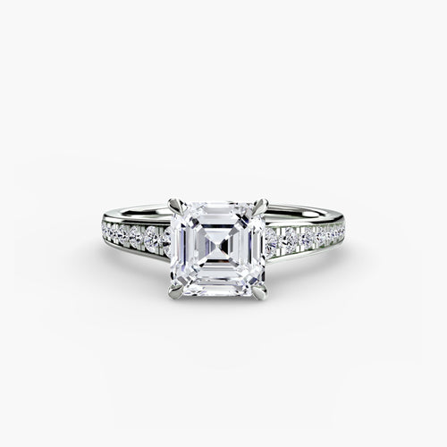 Solitaire with Pavé 7 The Perfect Carat