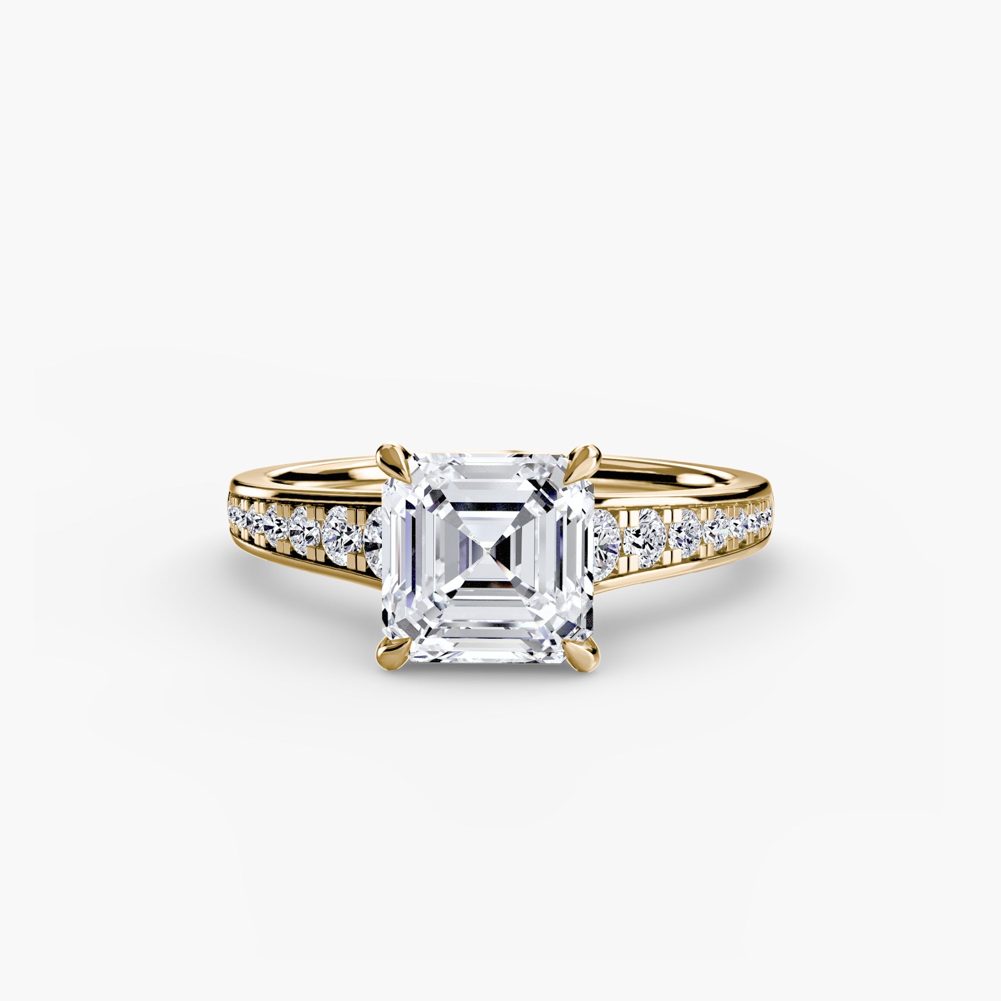 Solitaire with Pavé 7 The Perfect Carat