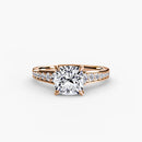 Solitaire with Pavé 7 The Perfect Carat