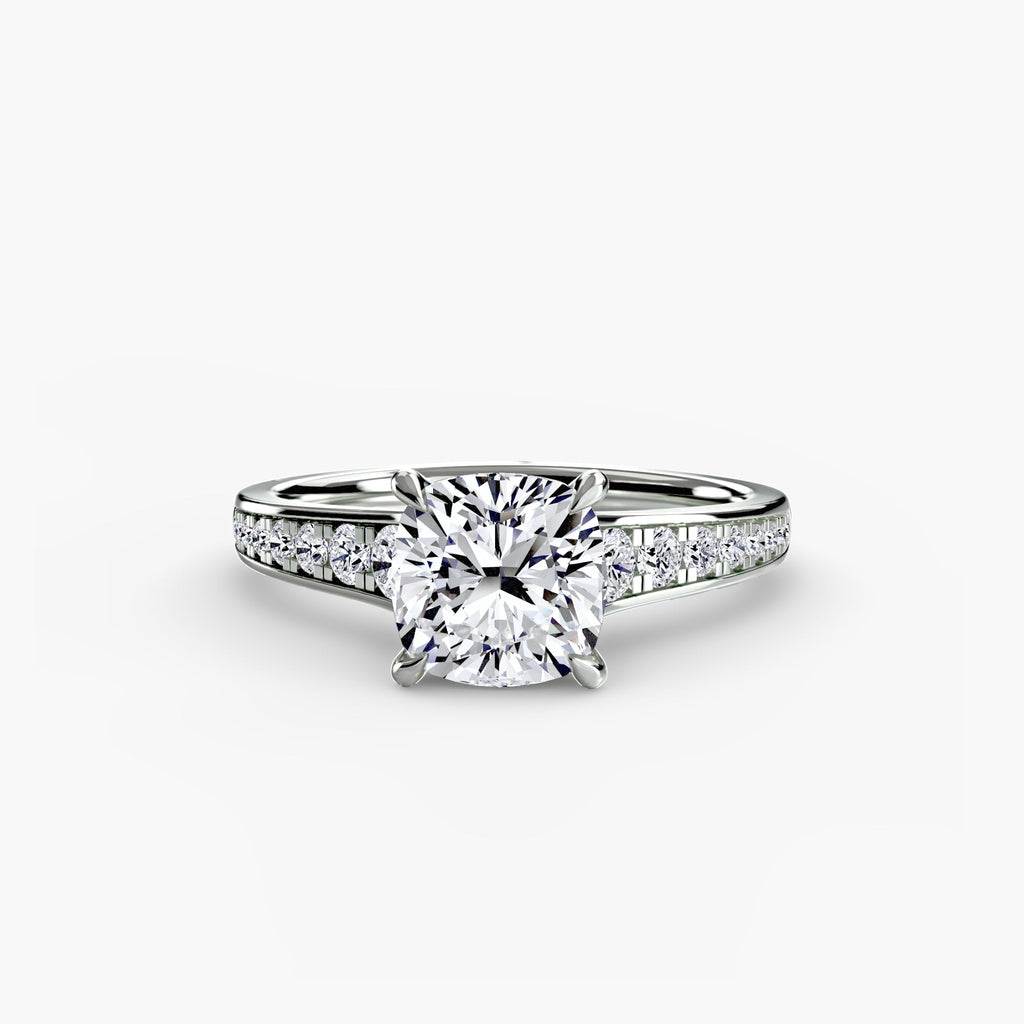 Solitaire with Pavé 7 The Perfect Carat