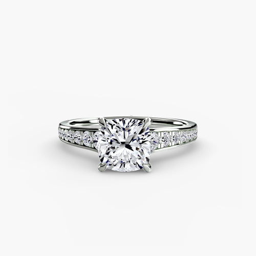 Solitaire with Pavé 7 The Perfect Carat