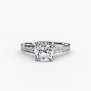 Solitaire with Pavé 7 The Perfect Carat