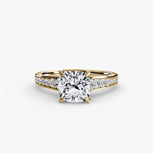 Solitaire with Pavé 7 The Perfect Carat