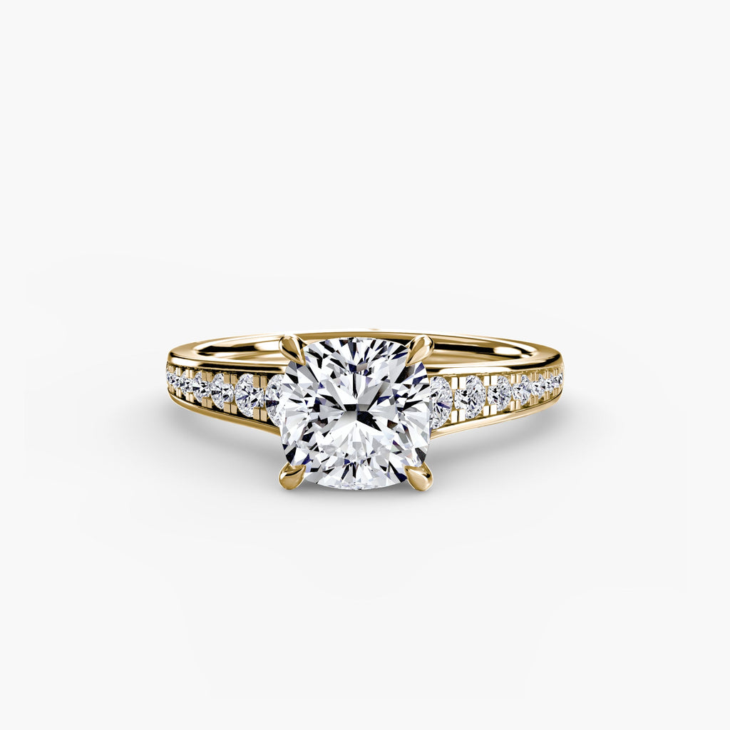 Solitaire with Pavé 7 The Perfect Carat