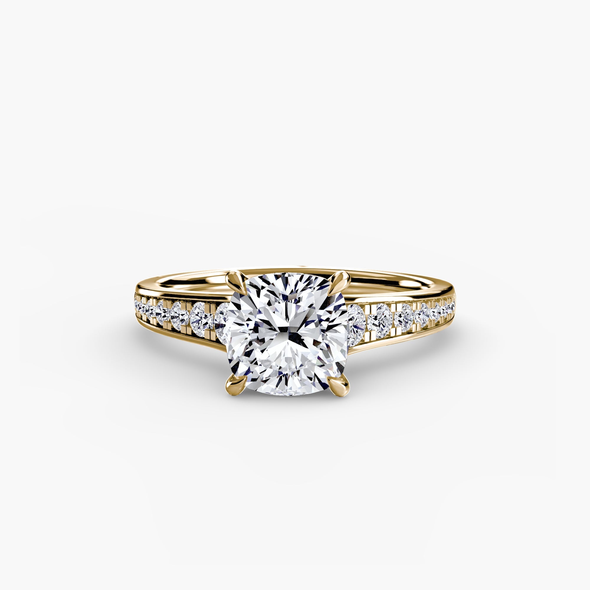 Solitaire with Pavé 7 The Perfect Carat