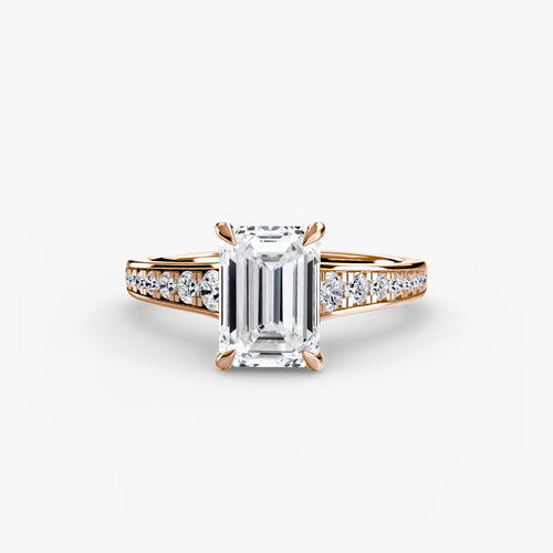 Solitaire with Pavé 7 The Perfect Carat