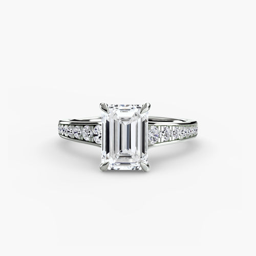 Solitaire with Pavé 7 The Perfect Carat