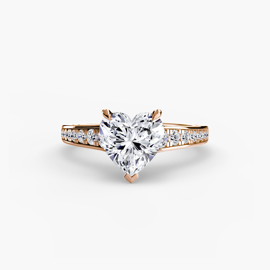 Solitaire with Pavé 7 The Perfect Carat