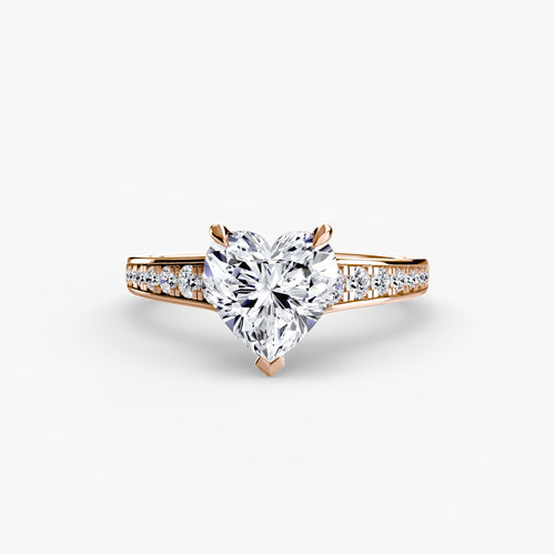 Solitaire with Pavé 7 The Perfect Carat