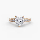 Solitaire with Pavé 7 The Perfect Carat