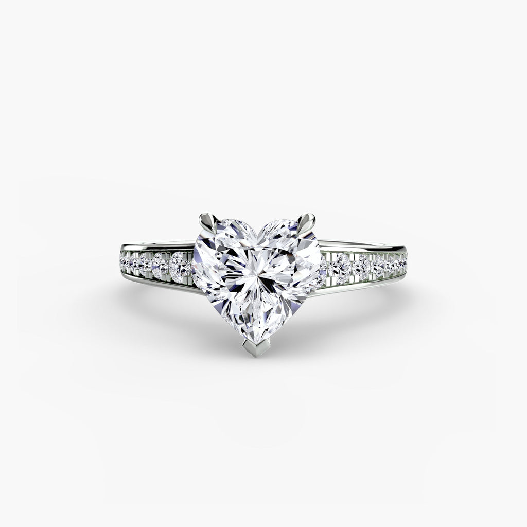 Solitaire with Pavé 7 The Perfect Carat