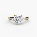 Solitaire with Pavé 7 The Perfect Carat