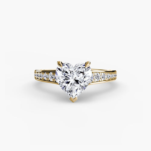 Solitaire with Pavé 7 The Perfect Carat