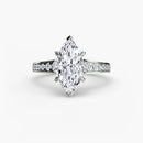 Solitaire with Pavé 7 The Perfect Carat