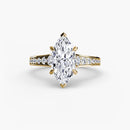 Solitaire with Pavé 7 The Perfect Carat
