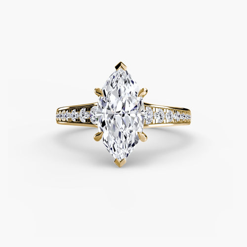 Solitaire with Pavé 7 The Perfect Carat