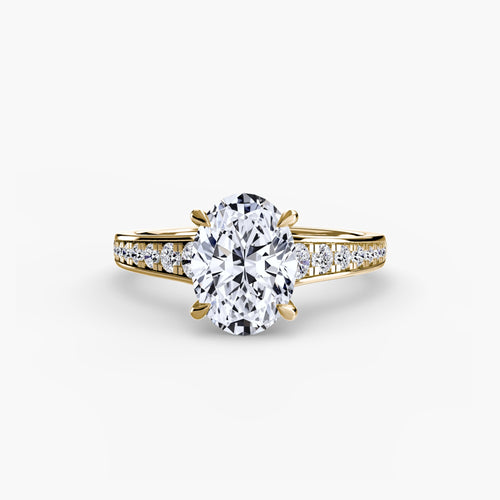 Solitaire with Pavé 7 The Perfect Carat