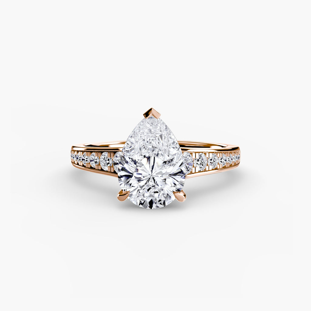Solitaire with Pavé 7 The Perfect Carat