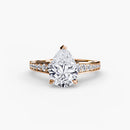 Solitaire with Pavé 7 The Perfect Carat