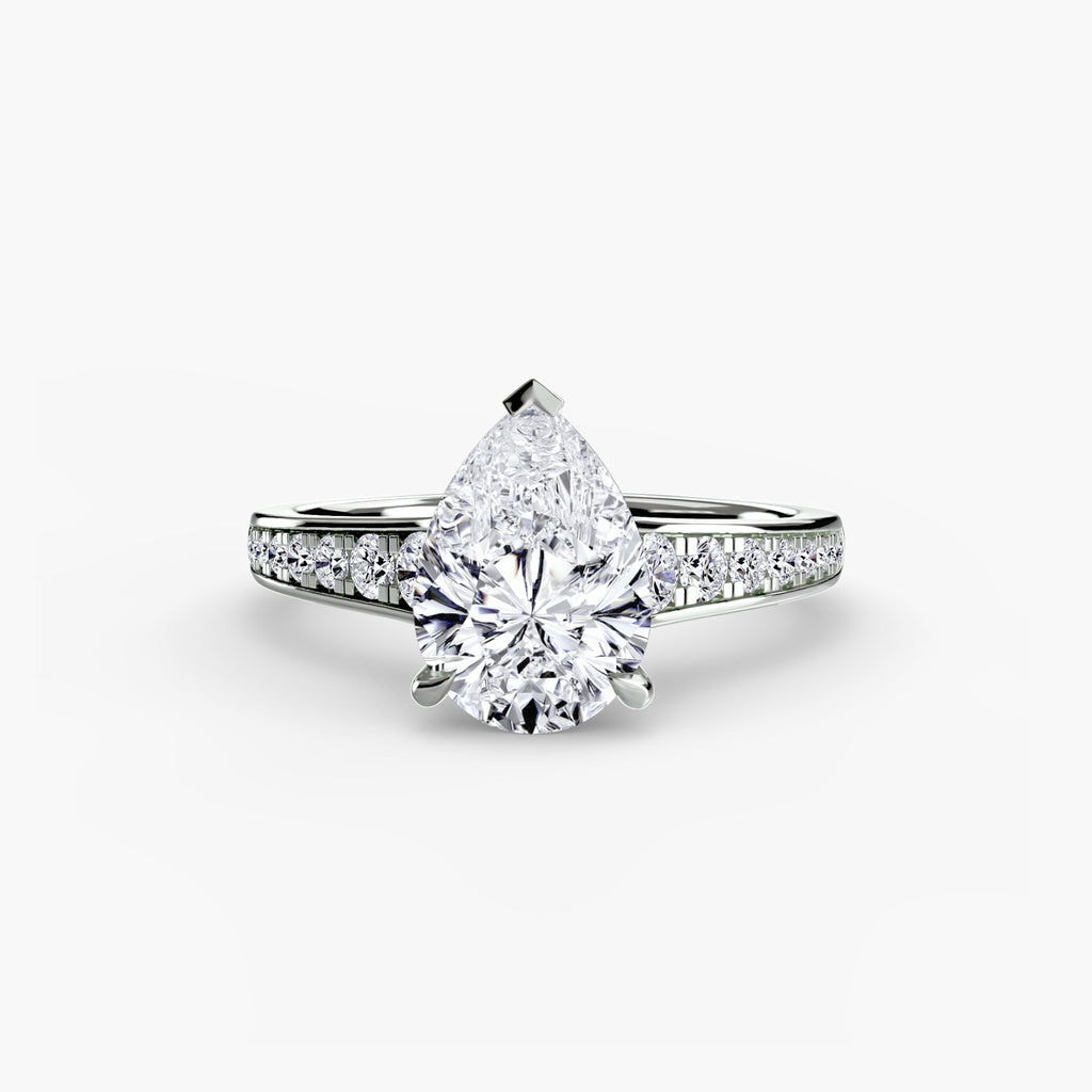 Solitaire with Pavé 7 The Perfect Carat
