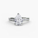Solitaire with Pavé 7 The Perfect Carat