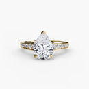 Solitaire with Pavé 7 The Perfect Carat