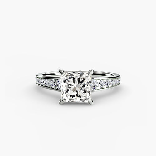 Solitaire with Pavé 7 The Perfect Carat