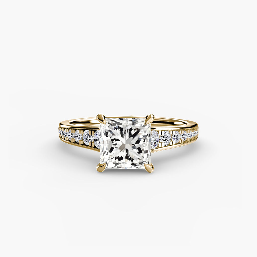 Solitaire with Pavé 7 The Perfect Carat