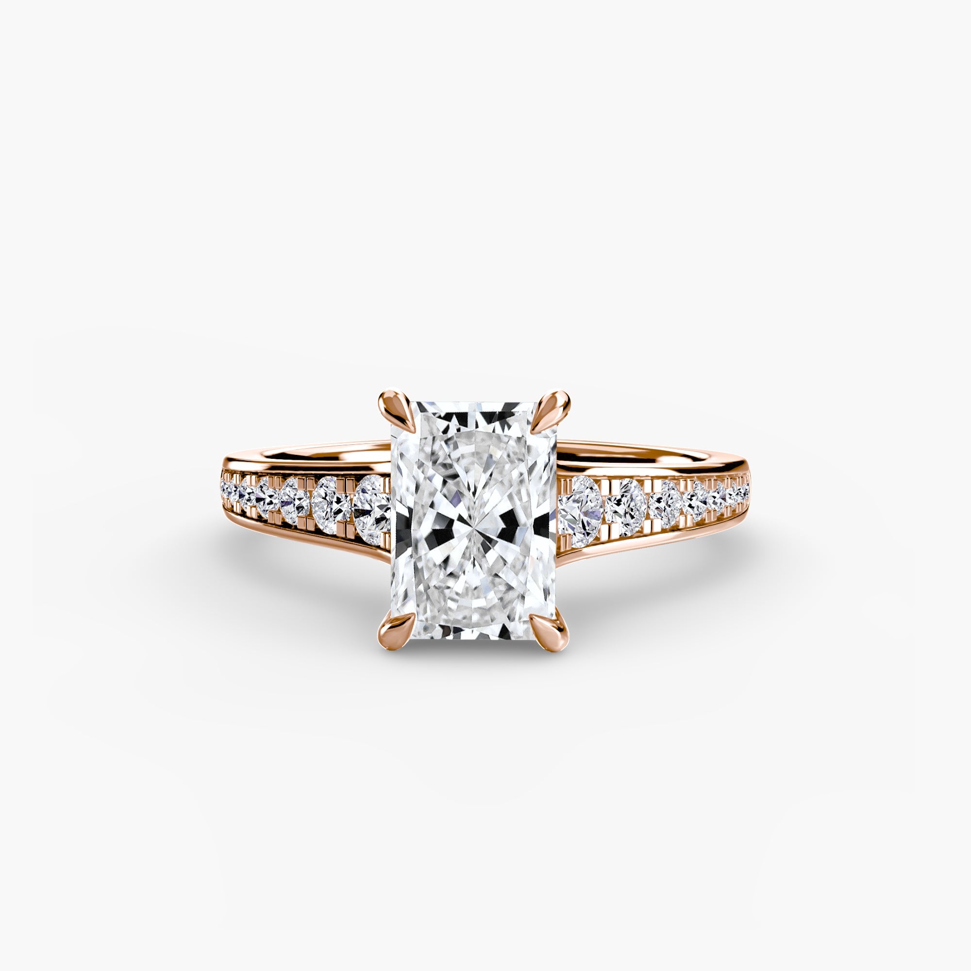Solitaire with Pavé 7 The Perfect Carat
