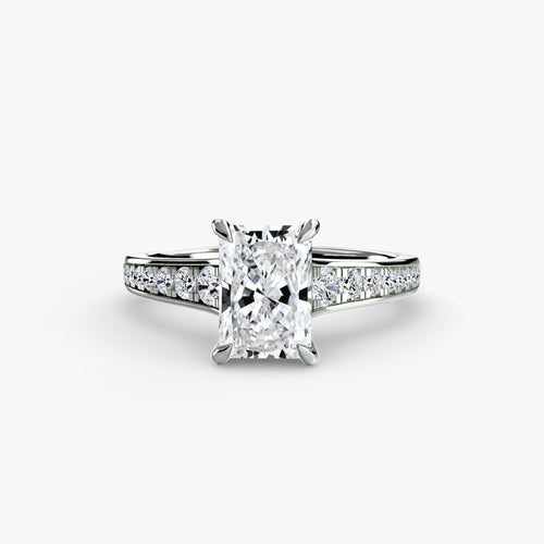 Solitaire with Pavé 7 The Perfect Carat