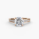 Solitaire with Pavé 7 The Perfect Carat