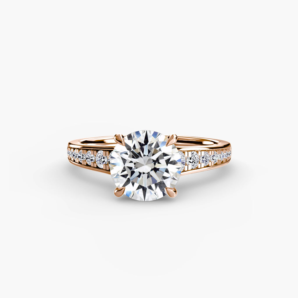 Solitaire with Pavé 7 The Perfect Carat