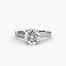 Solitaire with Pavé 7 The Perfect Carat