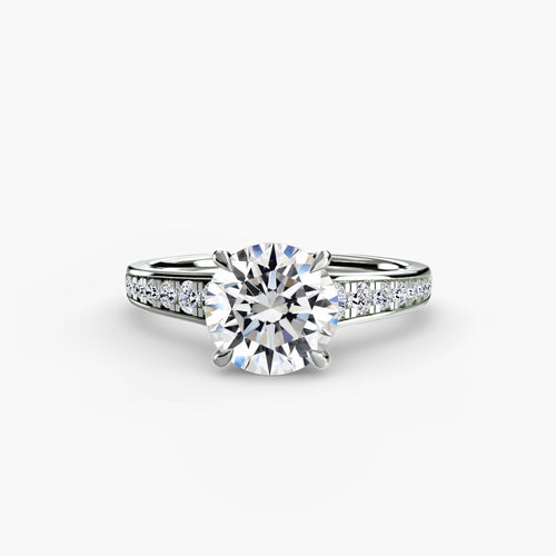 Solitaire with Pavé 7 The Perfect Carat