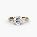 Solitaire with Pavé 7 The Perfect Carat