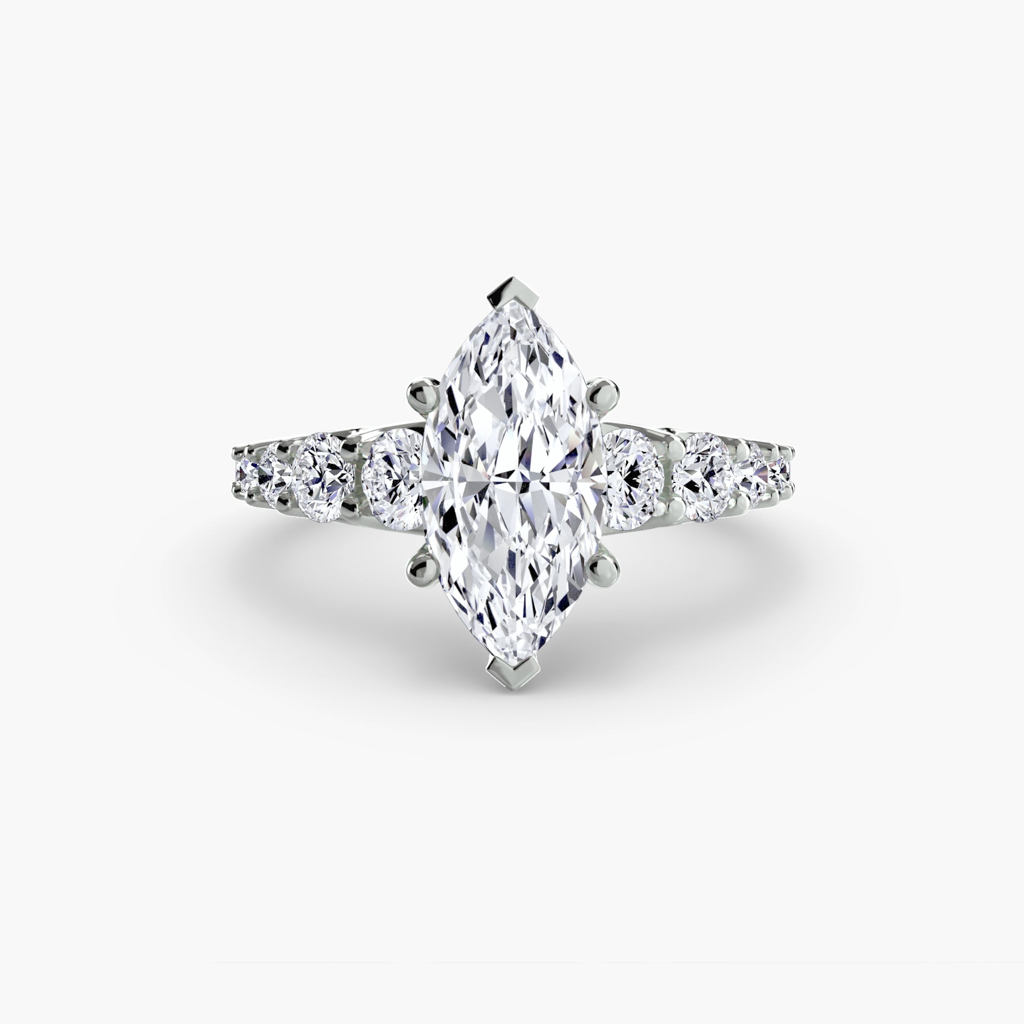 The Graduated Accent Ring The Perfect Carat