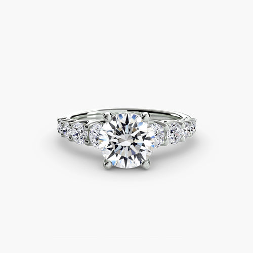 The Graduated Accent Ring The Perfect Carat
