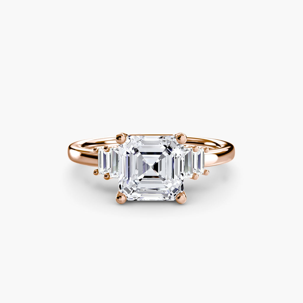 Baguette Accent Solitaire The Perfect Carat