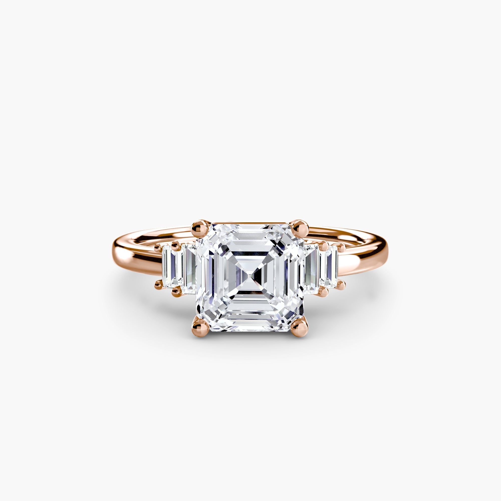 Baguette Accent Solitaire The Perfect Carat