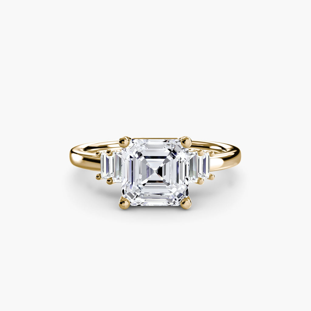 Baguette Accent Solitaire The Perfect Carat