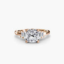 Baguette Accent Solitaire The Perfect Carat