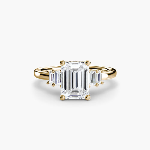 Baguette Accent Solitaire The Perfect Carat