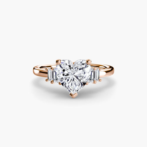 Baguette Accent Solitaire The Perfect Carat