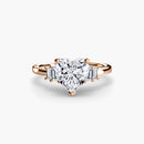 Baguette Accent Solitaire The Perfect Carat