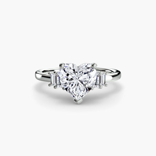 Baguette Accent Solitaire The Perfect Carat