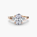 Baguette Accent Solitaire The Perfect Carat