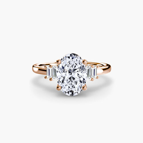 Baguette Accent Solitaire The Perfect Carat